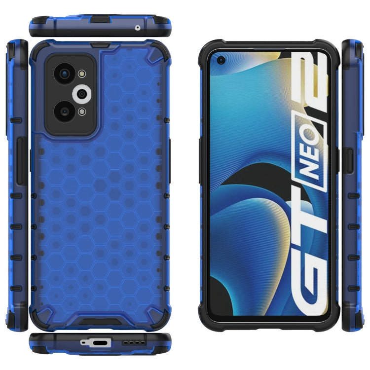 For OPPO Realme GT Neo2 5G Shockproof Honeycomb PC + TPU Phone Case