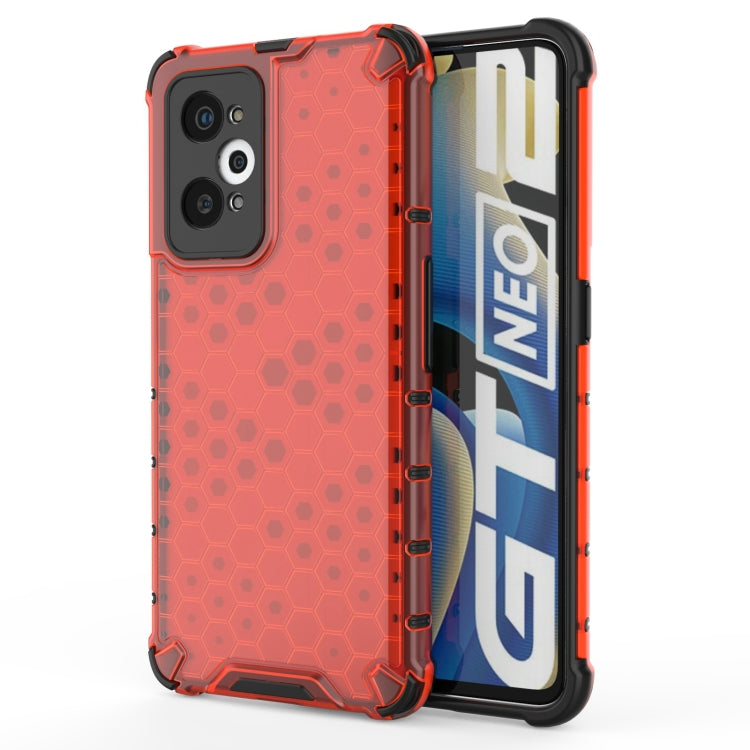 For OPPO Realme GT Neo2 5G Shockproof Honeycomb PC + TPU Phone Case