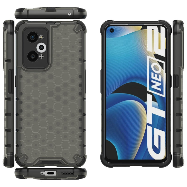 For OPPO Realme GT Neo2 5G Shockproof Honeycomb PC + TPU Phone Case
