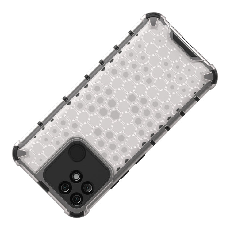 For OPPO Realme Narzo 50A Shockproof Honeycomb PC + TPU Phone Case