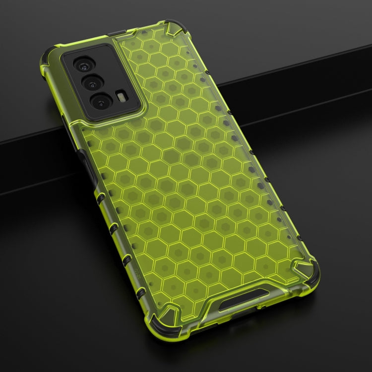 For vivo iQOO Z5 Shockproof Honeycomb PC + TPU Phone Case