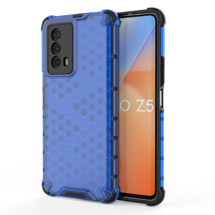 For vivo iQOO Z5 Shockproof Honeycomb PC + TPU Phone Case