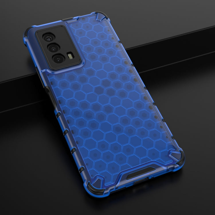 For vivo iQOO Z5 Shockproof Honeycomb PC + TPU Phone Case