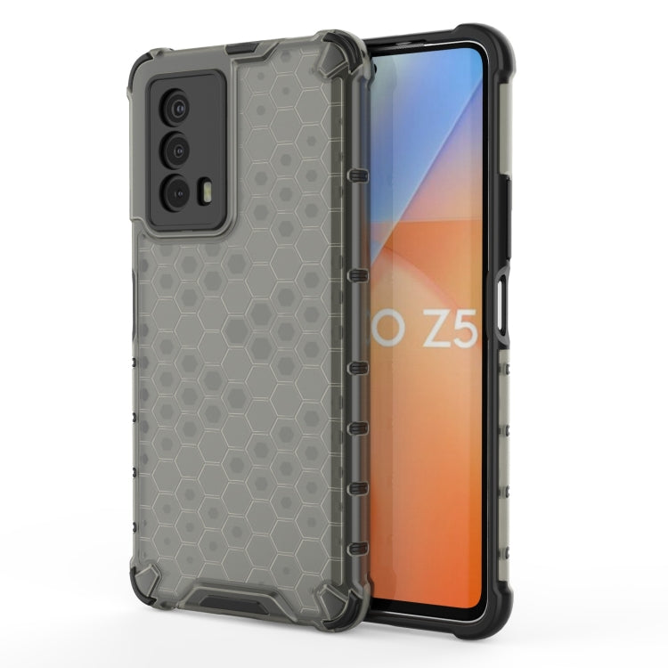 For vivo iQOO Z5 Shockproof Honeycomb PC + TPU Phone Case