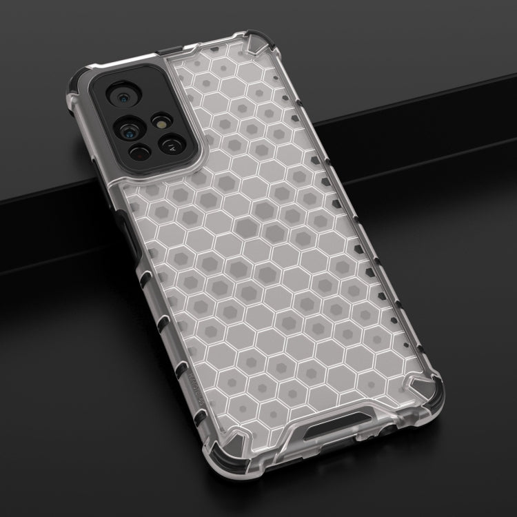 For Xiaomi Redmi Note 11 5G Shockproof Honeycomb PC + TPU Phone Case