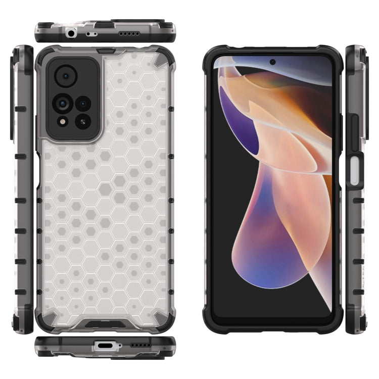 For Xiaomi Redmi Note 11 Pro 5G Shockproof Honeycomb PC + TPU Phone Case