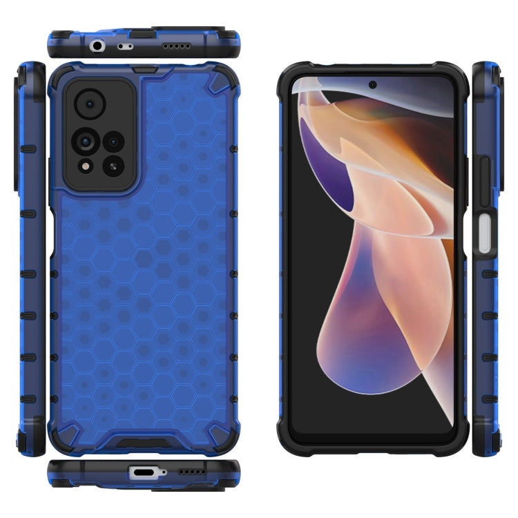 For Xiaomi Redmi Note 11 Pro 5G Shockproof Honeycomb PC + TPU Phone Case