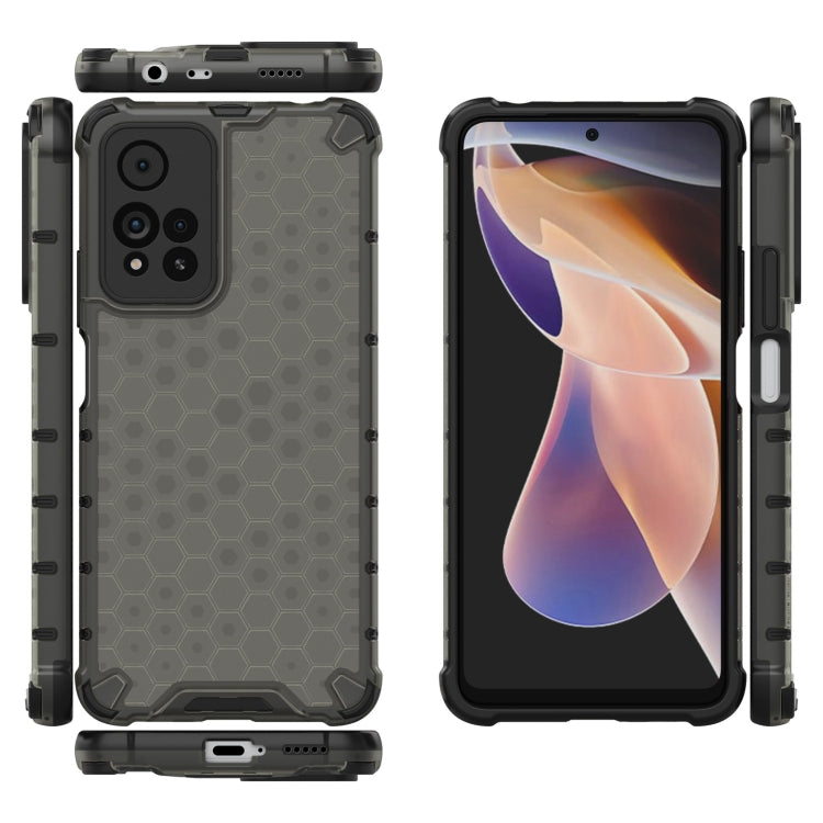 For Xiaomi Redmi Note 11 Pro 5G Shockproof Honeycomb PC + TPU Phone Case