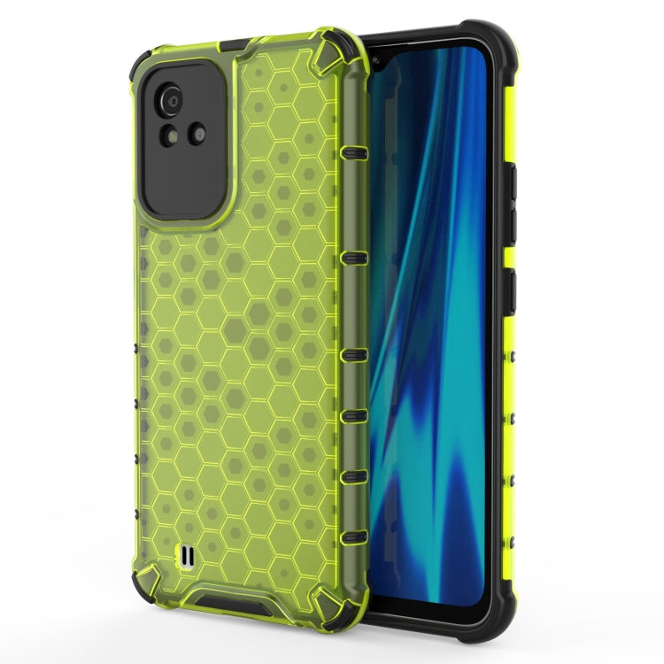 For OPPO Realme Narzo 50i Shockproof Honeycomb PC + TPU Phone Case