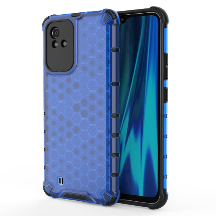 For OPPO Realme Narzo 50i Shockproof Honeycomb PC + TPU Phone Case