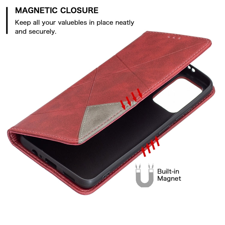 For Xiaomi Redmi Note 11 5G Prismatic Invisible Magnetic Leather Phone Case