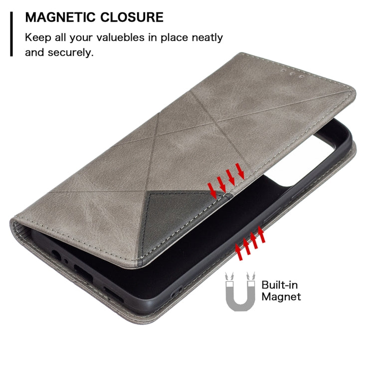 For Xiaomi Redmi Note 11 5G Prismatic Invisible Magnetic Leather Phone Case