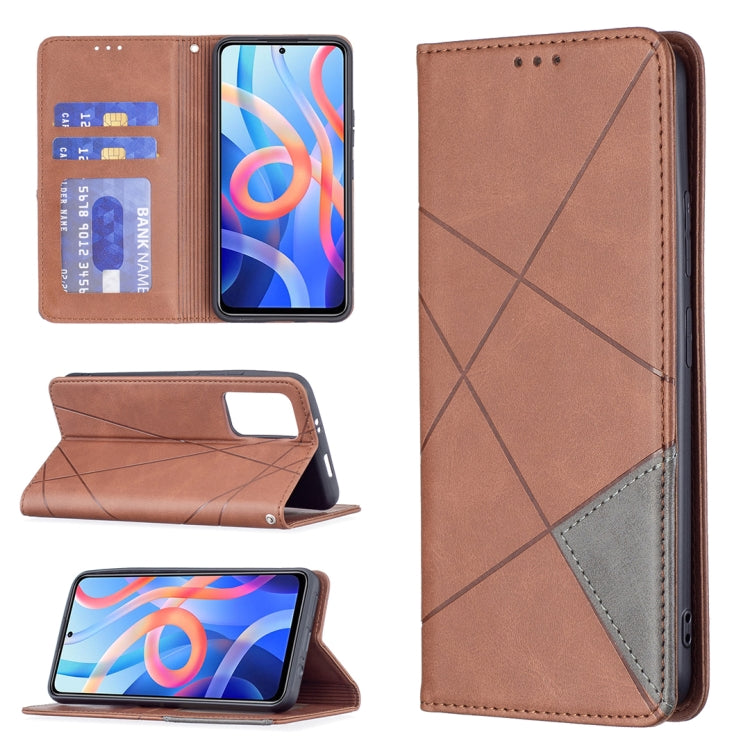 For Xiaomi Redmi Note 11 5G Prismatic Invisible Magnetic Leather Phone Case