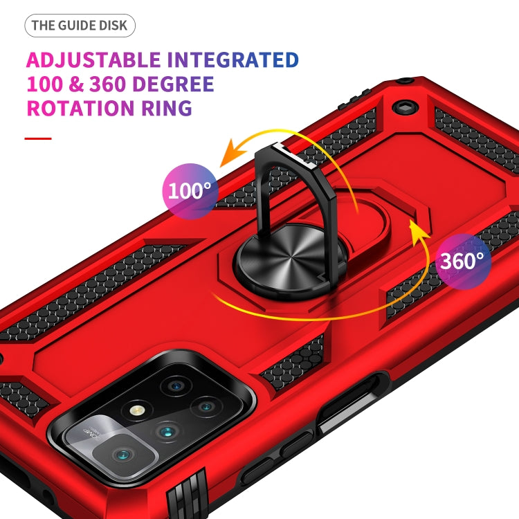 For Xiaomi Redmi 10 Shockproof TPU + PC Phone Case with 360 Degree Rotating Holder