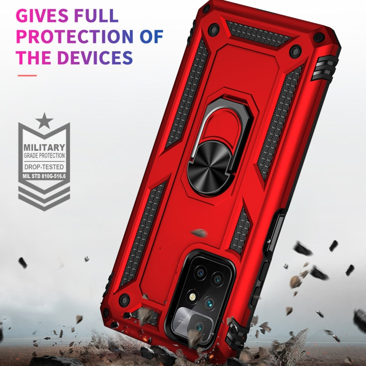 For Xiaomi Redmi 10 Shockproof TPU + PC Phone Case with 360 Degree Rotating Holder