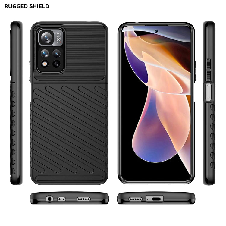 For Xiaomi Redmi Poco M4 Pro 5G Thunderbolt Shockproof TPU Soft Phone Case