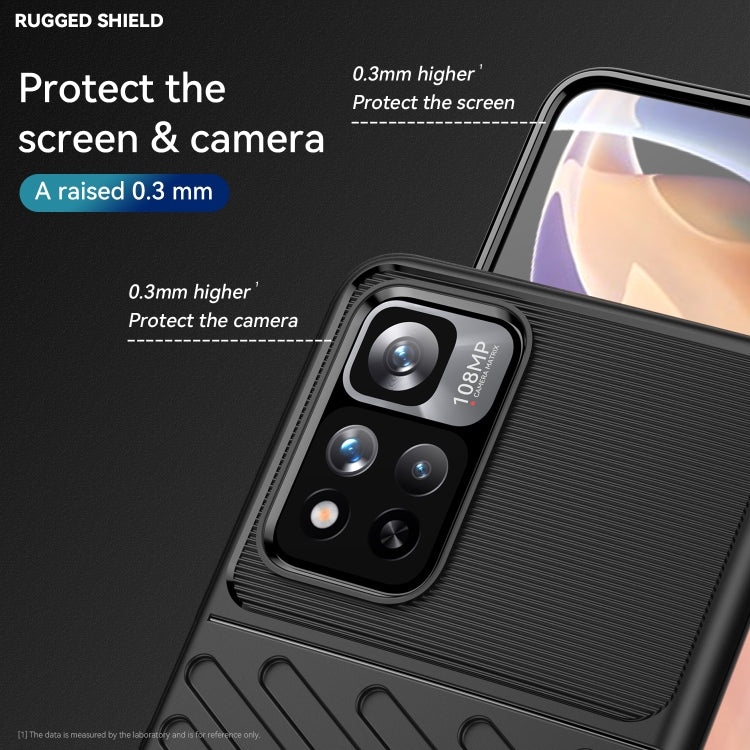 For Xiaomi Redmi Poco M4 Pro 5G Thunderbolt Shockproof TPU Soft Phone Case