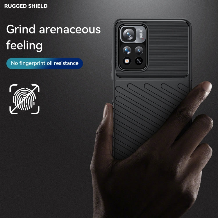 For Xiaomi Redmi Poco M4 Pro 5G Thunderbolt Shockproof TPU Soft Phone Case