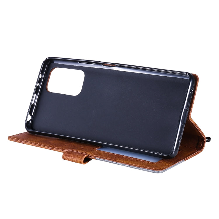 For Xiaomi Redmi 10 Skin Feel Splicing Horizontal Flip Leather Phone Case
