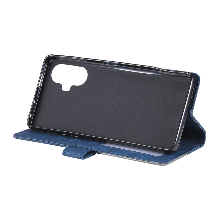 For Xiaomi Poco F3 GT Skin Feel Splicing Horizontal Flip Leather Phone Case