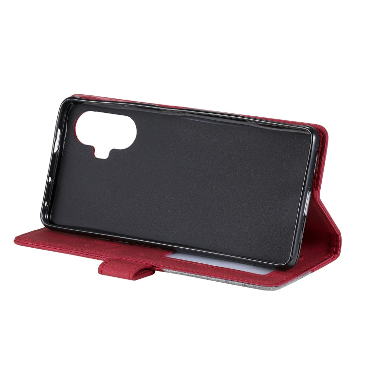 For Xiaomi Poco F3 GT Skin Feel Splicing Horizontal Flip Leather Phone Case