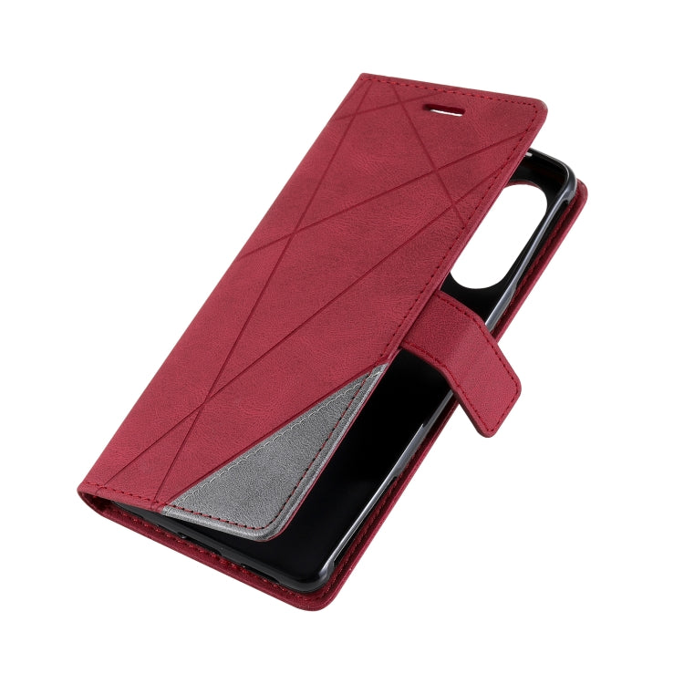 For Xiaomi Poco F3 GT Skin Feel Splicing Horizontal Flip Leather Phone Case