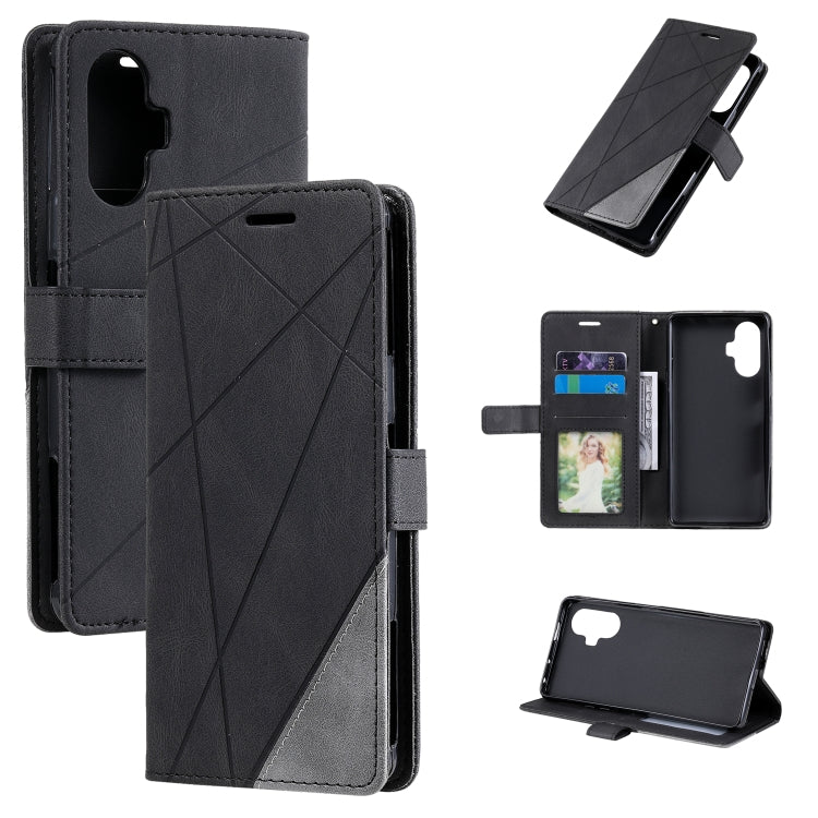 For Xiaomi Poco F3 GT Skin Feel Splicing Horizontal Flip Leather Phone Case