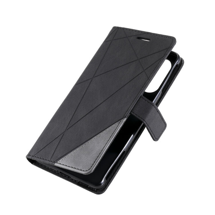 For Xiaomi Poco F3 GT Skin Feel Splicing Horizontal Flip Leather Phone Case