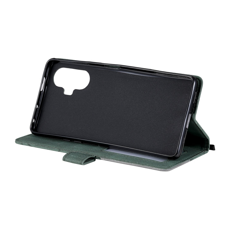 For Xiaomi Poco F3 GT Skin Feel Splicing Horizontal Flip Leather Phone Case