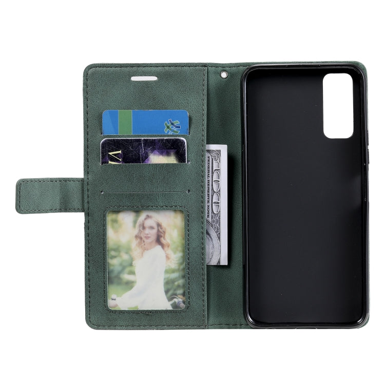 For vivo Y20 / Y20 2021 / Y20s Skin Feel Splicing Horizontal Flip Leather Phone Case