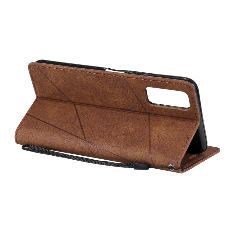 For vivo Y20 / Y20 2021 / Y20s Skin Feel Splicing Horizontal Flip Leather Phone Case