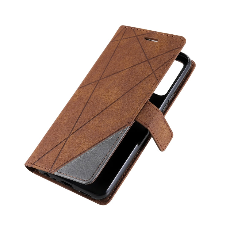 For vivo Y20 / Y20 2021 / Y20s Skin Feel Splicing Horizontal Flip Leather Phone Case