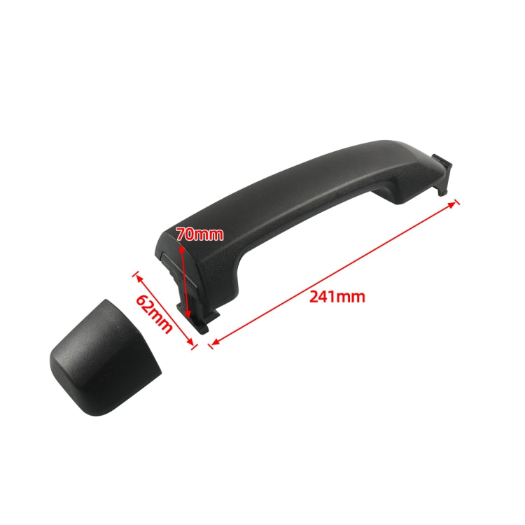 A6752-02 Car Frosted Outside Door Handle 69210-0C010 without Hole for Toyota Tundra 2007-2020