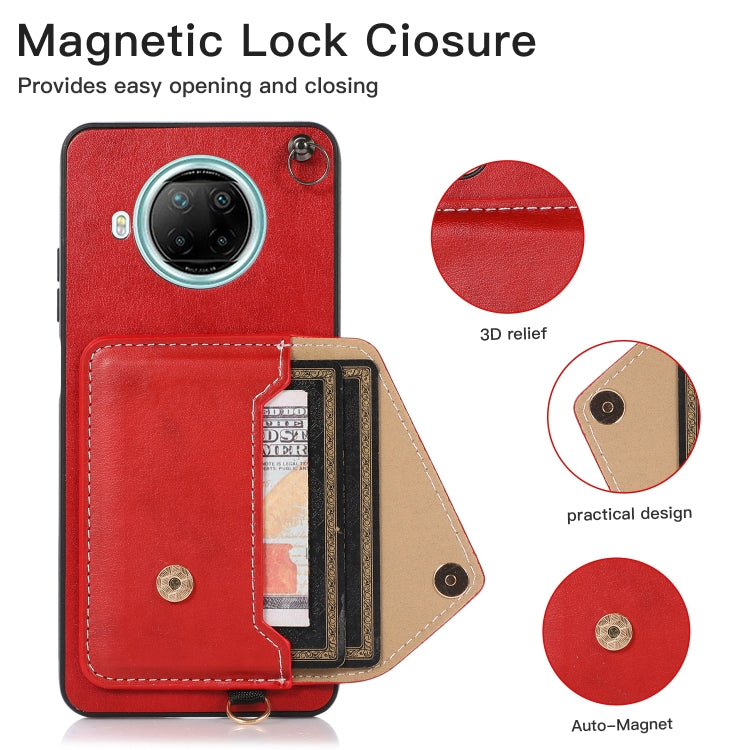 For Xiaomi Redmi Note 9 Pro 5G Crossbody Wallet Card Bag Phone Case