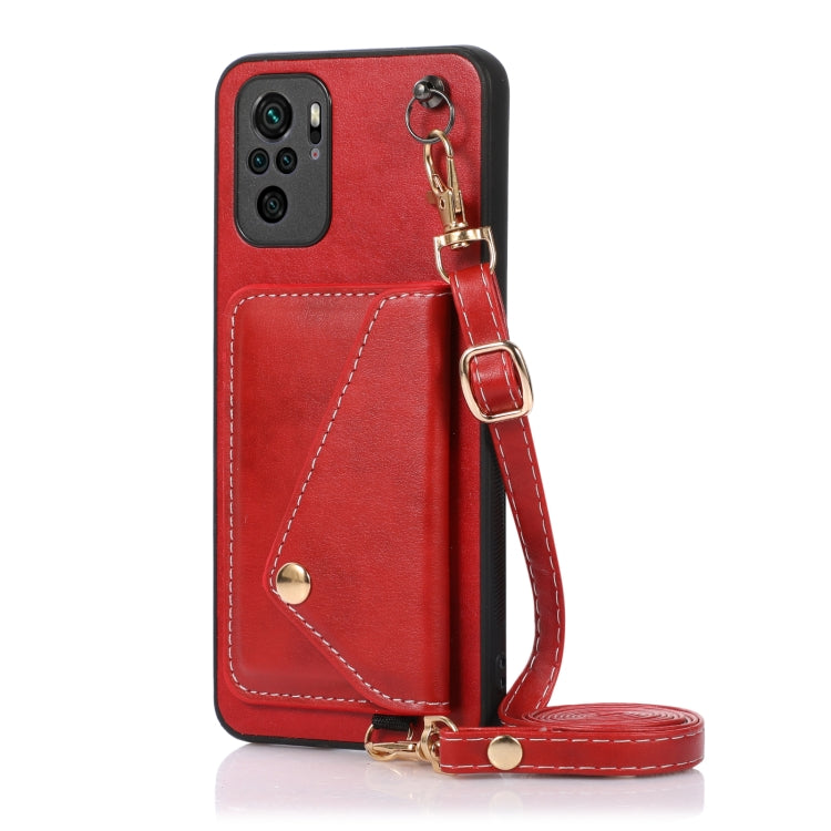 For Xiaomi Redmi Note 10 Crossbody Wallet Card Bag Phone Case