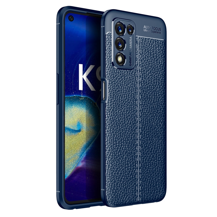 For OPPO K9s Litchi Texture TPU Shockproof Phone Case