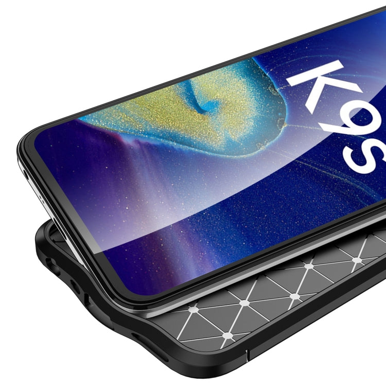 For OPPO K9s Litchi Texture TPU Shockproof Phone Case
