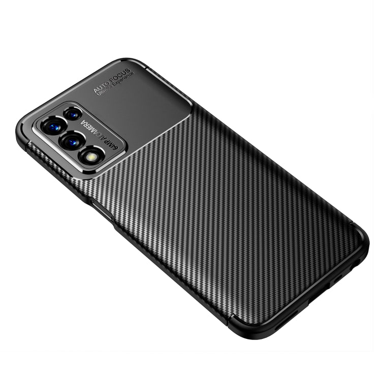 For OPPO K9s Carbon Fiber Texture Shockproof TPU Phone Case