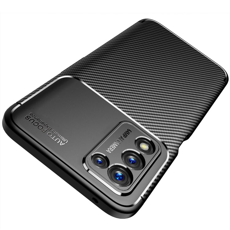 For OPPO K9s Carbon Fiber Texture Shockproof TPU Phone Case