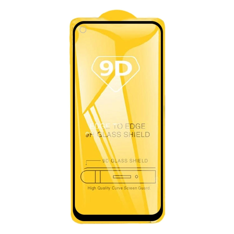 25 PCS 9D Full Glue Screen Tempered Glass Film For OPPO Realme Narzo 30 Pro