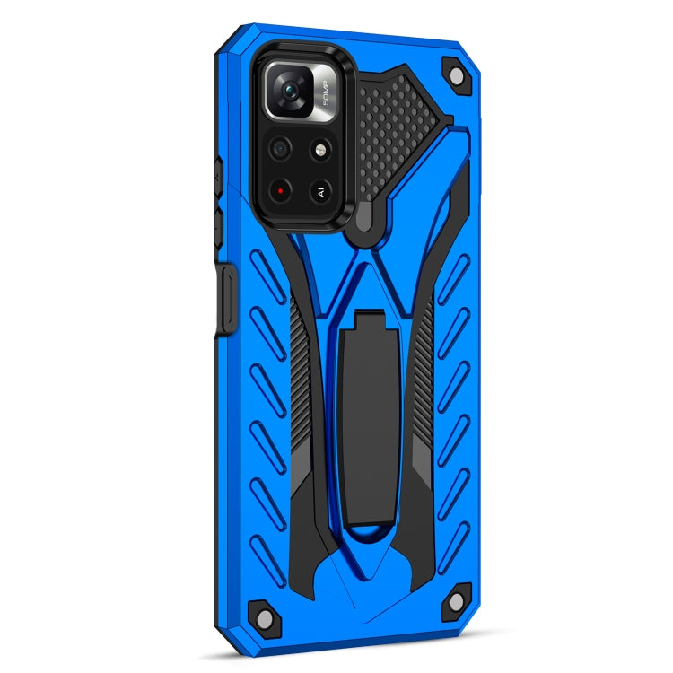 For Xiaomi Redmi Note 11 5G / Poco M4 Pro Shockproof TPU + PC Protective Phone Case with Holder