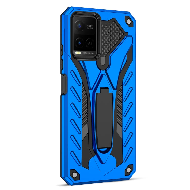 For vivo Y21 / Y21s / Y33s 4G Shockproof TPU + PC Protective Phone Case with Holder