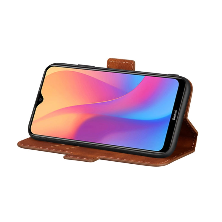 For Xiaomi Redmi 8A Retro Frosted Oil Side Horizontal Flip Case with Holder & Card Slots