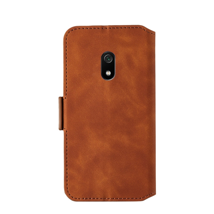 For Xiaomi Redmi 8A Retro Frosted Oil Side Horizontal Flip Case with Holder & Card Slots