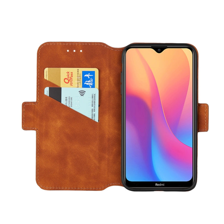 For Xiaomi Redmi 8A Retro Frosted Oil Side Horizontal Flip Case with Holder & Card Slots