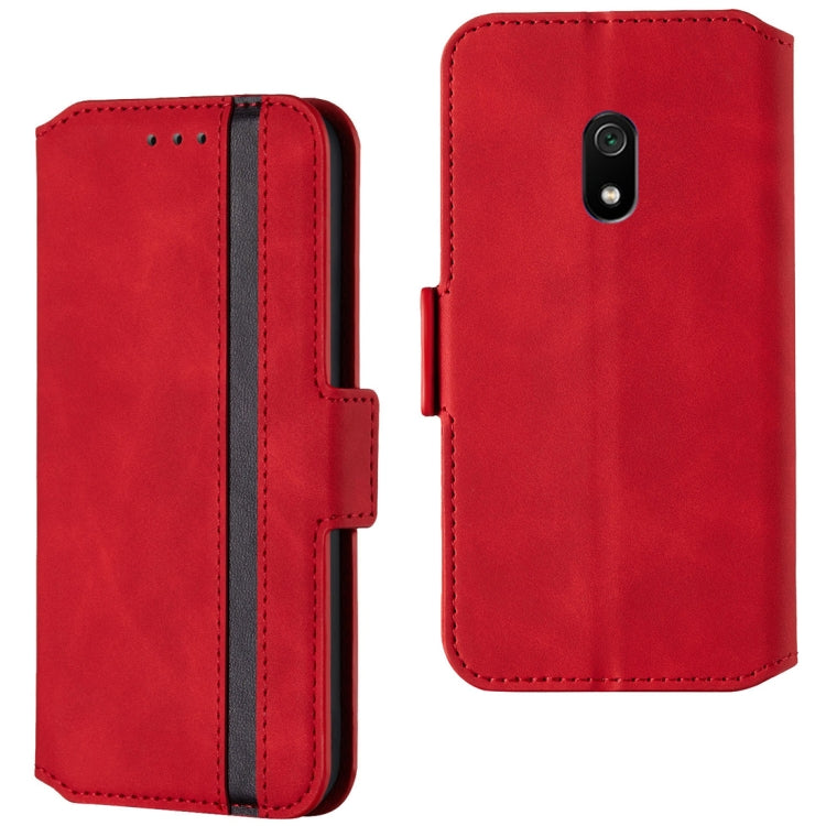 For Xiaomi Redmi 8A Retro Frosted Oil Side Horizontal Flip Case with Holder & Card Slots