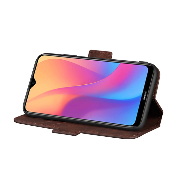 For Xiaomi Redmi 8A Retro Frosted Oil Side Horizontal Flip Case with Holder & Card Slots