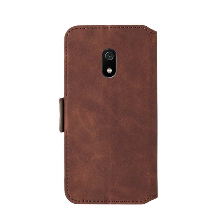 For Xiaomi Redmi 8A Retro Frosted Oil Side Horizontal Flip Case with Holder & Card Slots