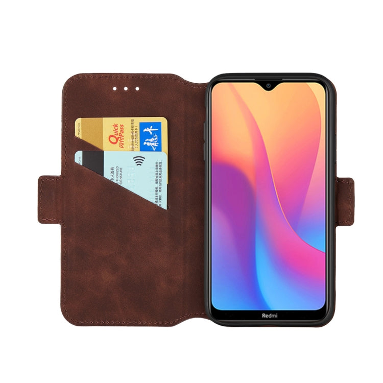 For Xiaomi Redmi 8A Retro Frosted Oil Side Horizontal Flip Case with Holder & Card Slots