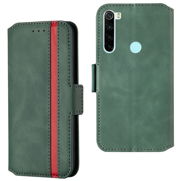 For Xiaomi Redmi Note 8 Retro Frosted Oil Side Horizontal Flip Case with Holder & Card Slots